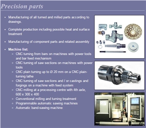 Cnc Machines Precision Parts