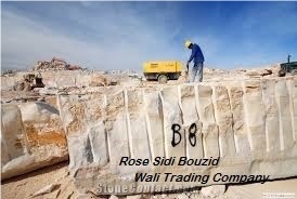 Rose Sidi Bouzid Marble Blocks