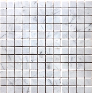 Bianco Carrara Marble Polished Mosaic