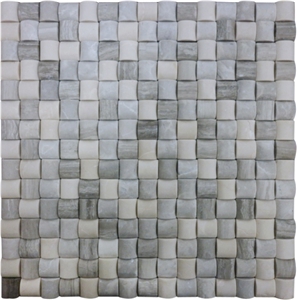 Honed Grey Marble Mosaic