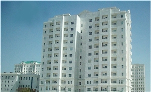 Bianco Sivec Marble Facade - Ashgabat the White City,Turkmenistan Project