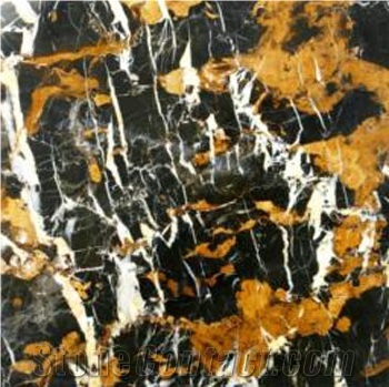 Marble Michael Angelo Tiles, Black Gold Marble Tiles