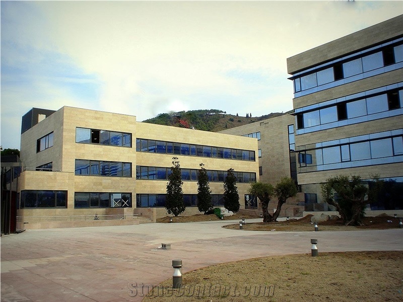 Travertino Romano and Piedra Cenia University Of Navarra Exterior Facade