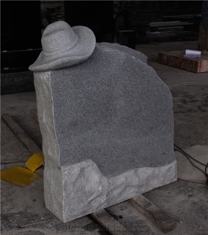 Paradiso Hat Shape carving American Upright Monument & Tombstone