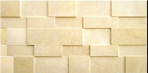 3d Artwall-Cream Marfil, Beige Marble Building & Walling