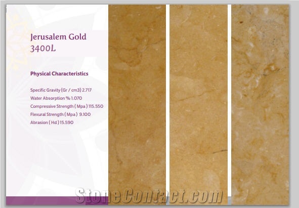 Jerusalem Gold 3400l Polished Tiles