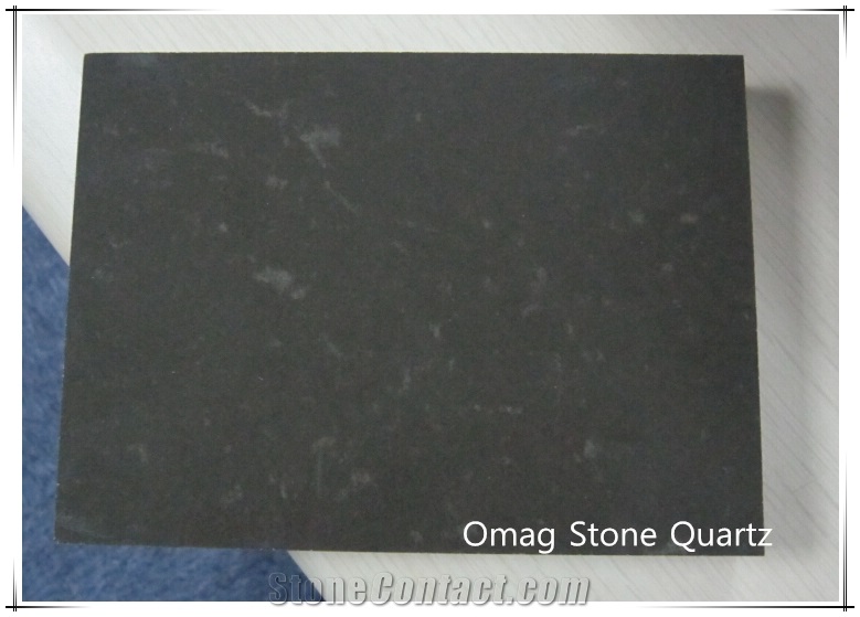 Omag Black Quartz Artificial Marble Engineered Stone