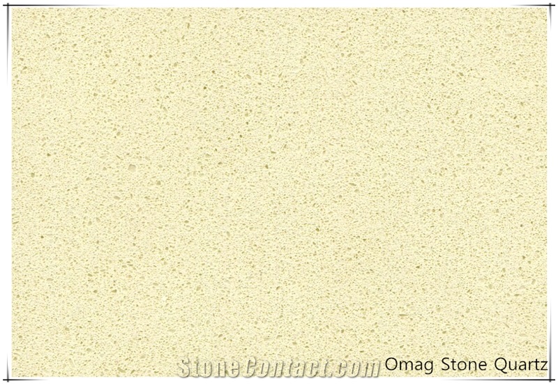 Omag Bright Yellow Galaxy Quartz Stone,Engineered Stone