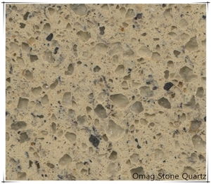 Omag Brown Galaxy Quartz Stone Solid Surfaces Engineered Stone