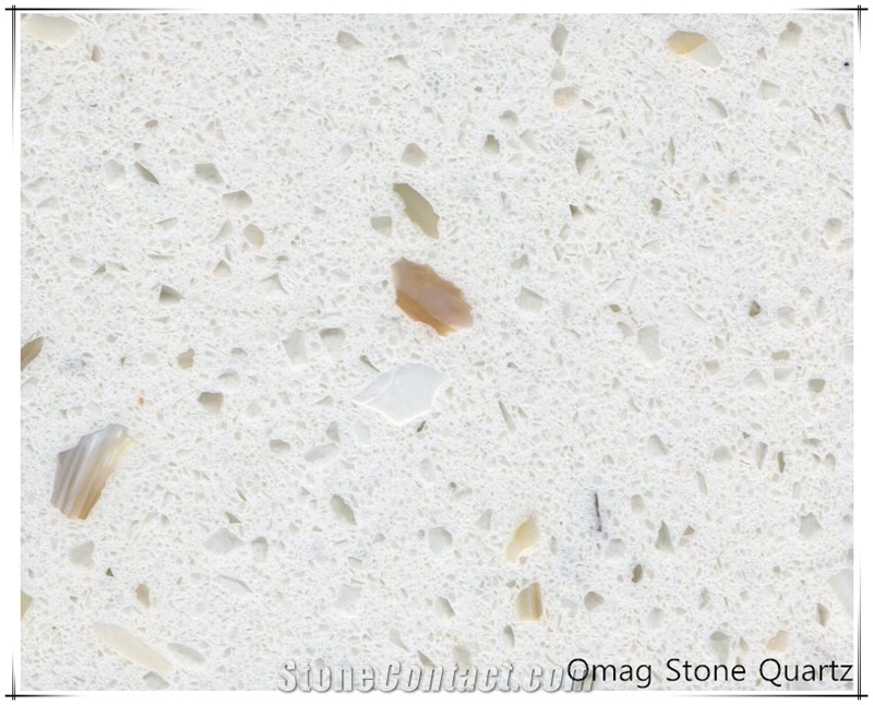 Omag Brown Grain Quartz Engineered Stone Solid Surfaces