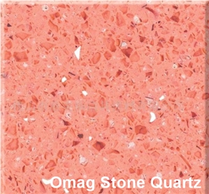 Omag Pink Quartz Stone/Engineered Stone Kitchen Countertops Good Price