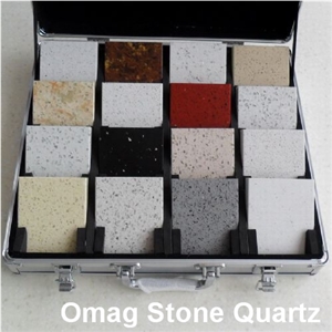 Omag White Galaxy Quartz Stone Kitchen Countertop/Engineered Stone Tops