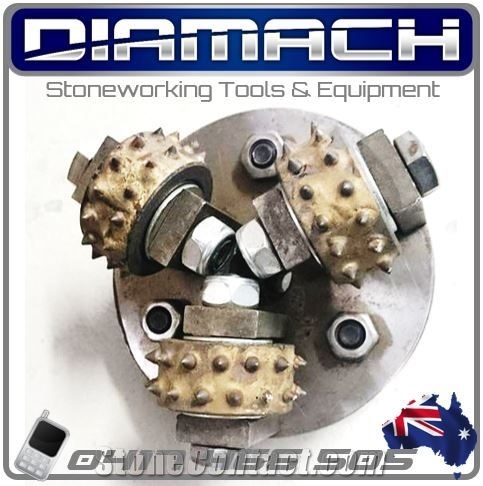 Diamach 125mm Bushhammer Tool 3 Rollers M14