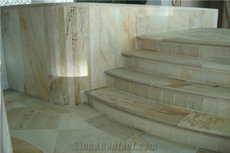 Albino Quartzite Steps,Floors