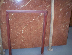 Rosso (Red) Alicante Marble Slab