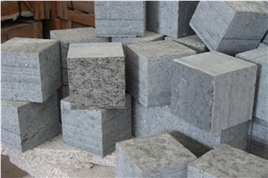 China Green Granite Kerbstone,Cube Stone & Paver