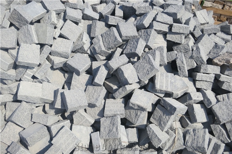 G654 Granite Pandang Dark,Dark Grey Cubes,Kerbstone and Paving Stone