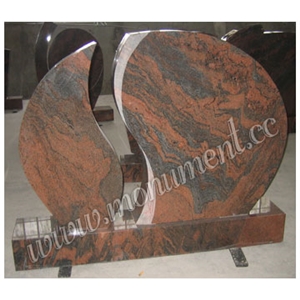 China Red Granite Tombstones,Angel Monuments