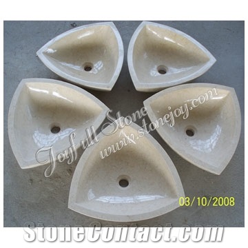 China White Marble Vessel Sinks