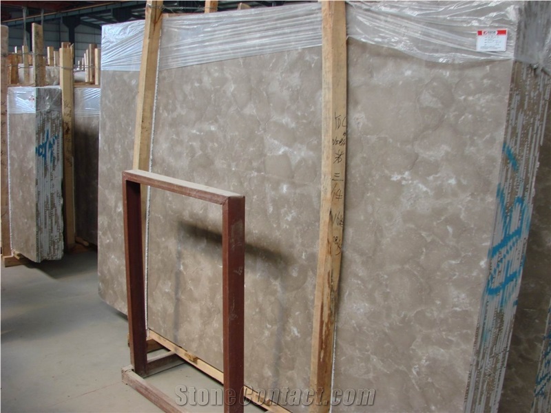 Athen Beige Bossy Marble Slabs Polished Machine Cutting,China Ocean Flower Marble Tiles Panel for Hotel Bathroom Wall Cladding,Floor Covering