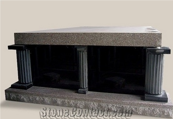 Granite Mausoleum and Columbarium Designs 6 Feet Tall