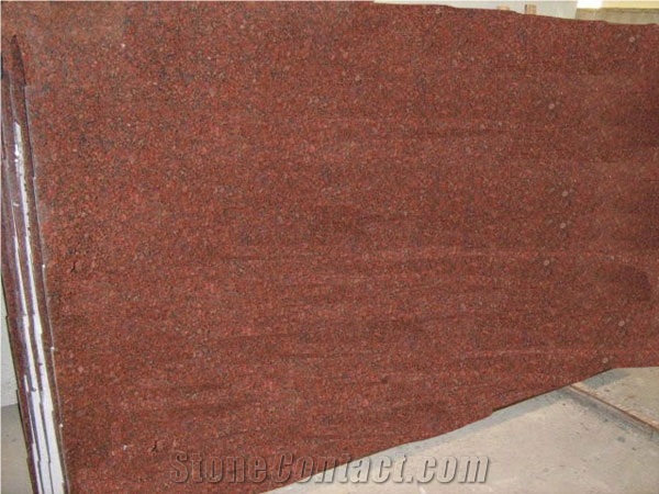 New Imperial Red Granite Slab, India Red Granite