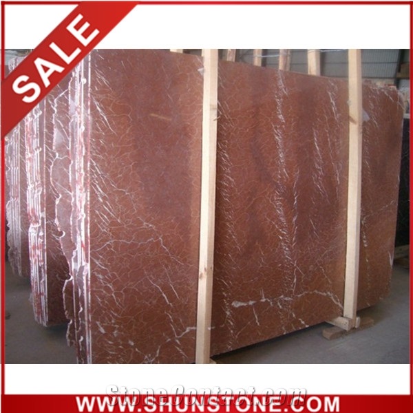 China Red Marble Tiles & Slabs
