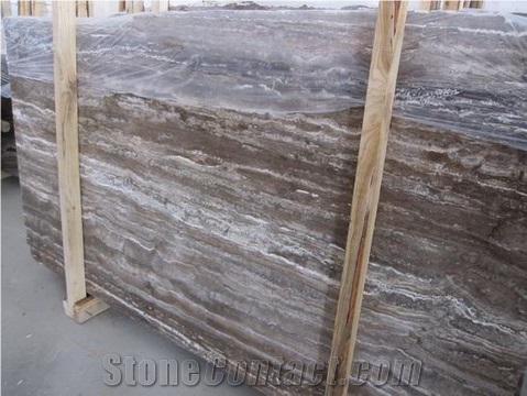 Silver Travertine Slabs & Tiles,Polished Grey Travertine Walling Tiles,Turkey Grey Travertine Wall Panel