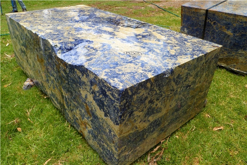 Prestigious and Exclusive Bolivian Sodalite Blue Blocks