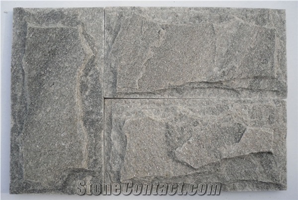China Grey Quartzite Mushroom Stone