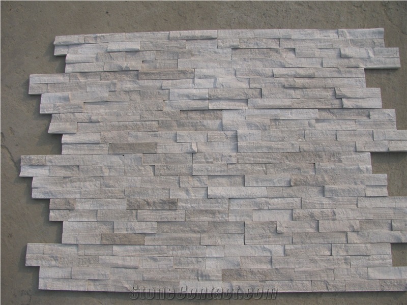 White Wooden Marble Cultured Stone New Pruduct