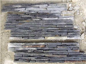 Dark Grey Slate Wall Panel,Grey Slate Cultured Stone