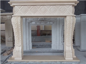 Galala Beige Fireplace