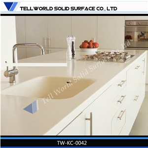 Acrylic Solid Surface High End Popular Design Kitchen Countertop