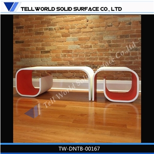 Customized Curved Partition Dining Table