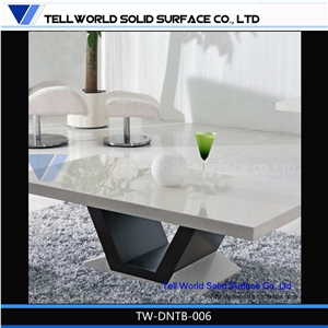 High Gloss Marble Stone Dining Table Coffee Office Table