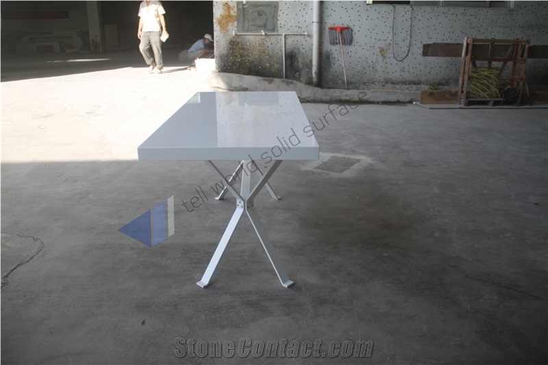 Manmade Stone Cheap Price Small Office Table