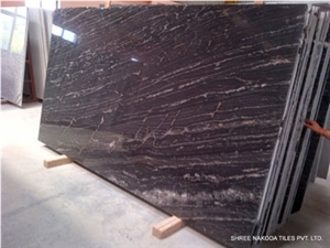 Black Markino Granite Slabs, Black Polished Granite Floor Tiles