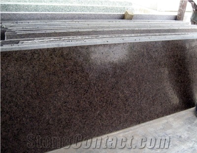 Cherry Brown Granite Slabs & Tiles, Indian Brown Granite, Choco Brown Granite