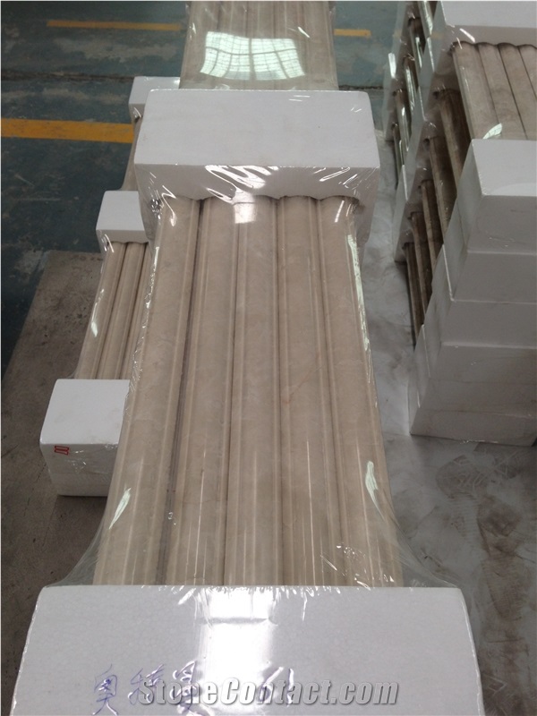 Natural Marble Molding, Beige Marble Molding & Border