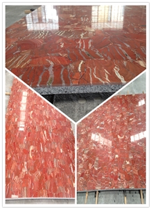 Red Jasper Laminated Panel Slabs