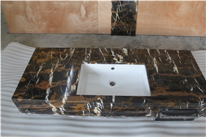 Granite Honeycomb Panel for Vanity Top, Black Granite Vanity Top