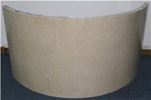 Stone Honeycomb Curved Panel for Column