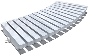 Kavala Modular Drain Grate 30x235x50 mm, Prof. 4Z, Sandblasted