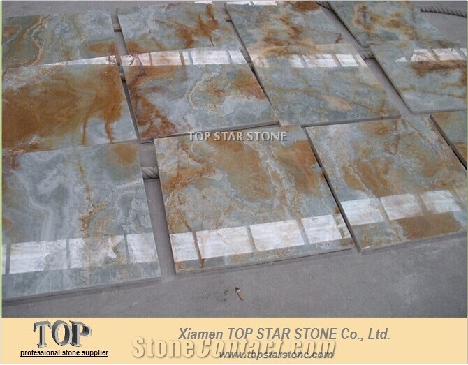 Aaa Grade Polished Blue Onyx Tiles Erzurum Blue Onyx From