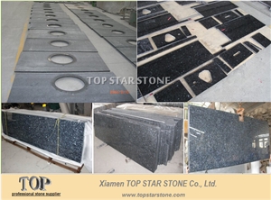 Blue Pearl natural Stone Prefabricated Table Top