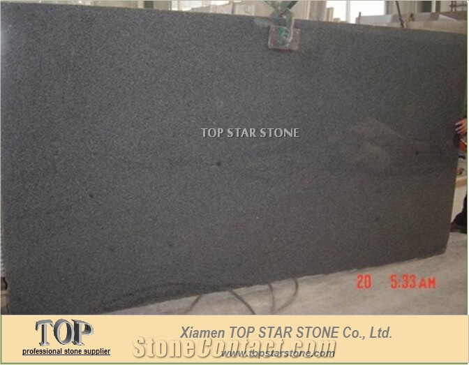 Unpolished Dark Grey Granite Slabs, Padang Dark Grey Granite Tiles from