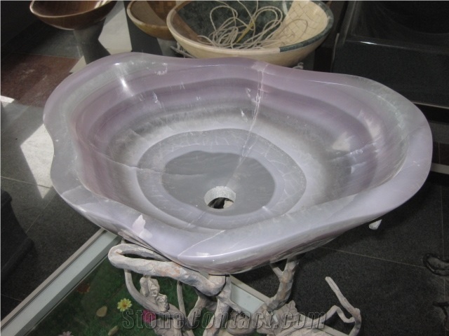 Beautiful Purple Onyx Sink on Sales, Lilac Onyx Sinks & Basins
