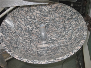 Granite Bathroom Stone Sinks, Red Granite Sinks & Basins