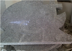 High Quality and High Polished China Natural Granite Stone -Pink Red Granite Cross Design Headstone/Western Style Monumnet/ Garvestone
